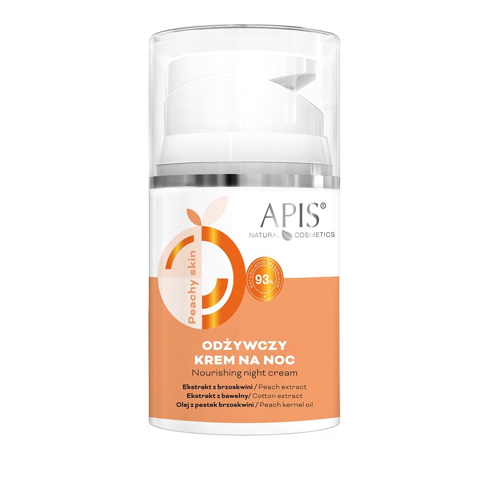 APIS PEACHY SKIN maitinamasis naktinis kremas, 50 ml