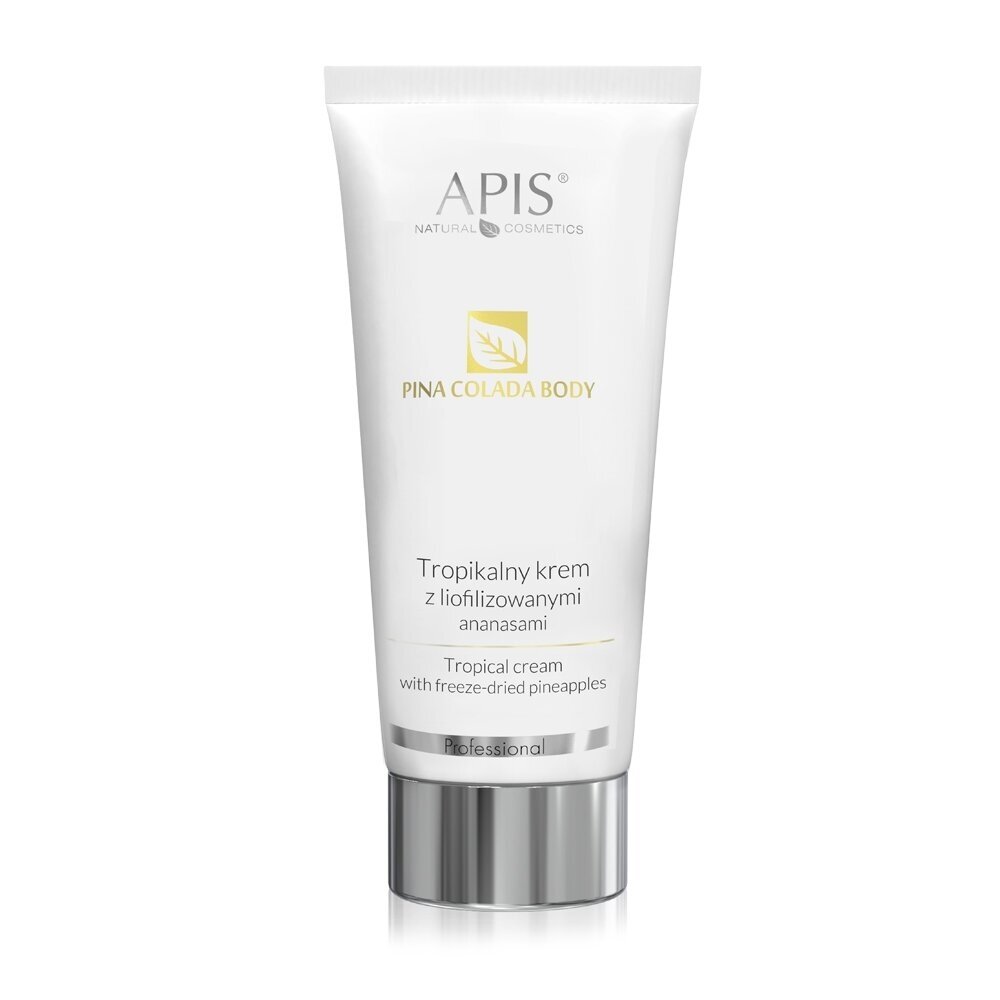 APIS PINACOLADA BODY TROPICAL anticeliulintinis kremas su liofilizuotais ananasais, 200 ml. APIS PINACOLADA BODY TROPICAL anticeliulintinis kremas su liofilizuotais ananasais, 200 ml.