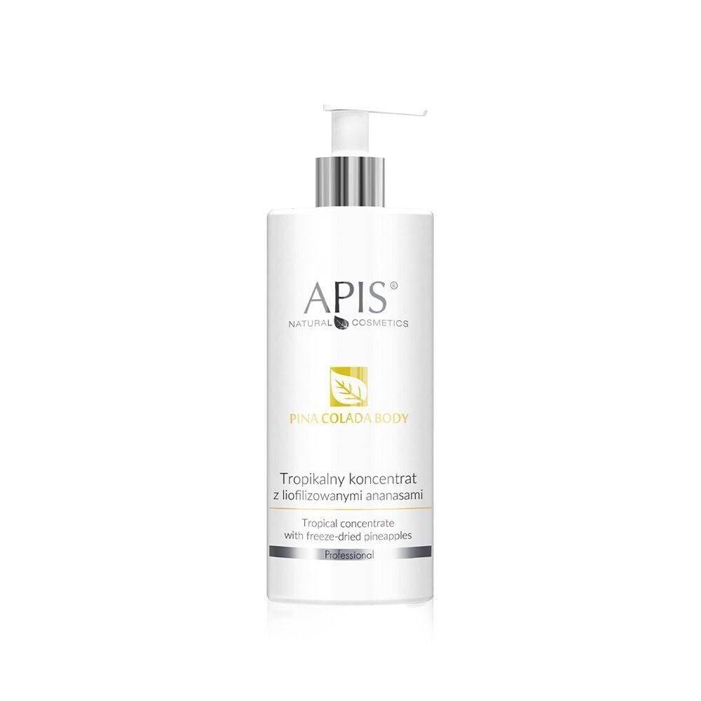 APIS PINACOLADA BODY stangrinantis koncentratas kūno linijoms su liofilizuotais ananasais, 200 ml. APIS PINACOLADA BODY stangrinantis koncentratas kūno linijoms su liofilizuotais ananasais, 200 ml.
