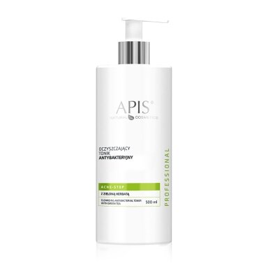 APIS ACNE STOP antibakterinis valomasis tonikas su žaliąja arbata, 500 ml APIS ACNE STOP antibakterinis valomasis tonikas su žaliąja arbata, 500 ml