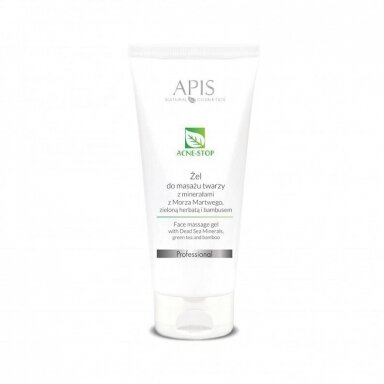 APIS ACNE STOP gelis veido masažo procedūroms veido odai pažeistai akne, 200 ml APIS ACNE STOP gelis veido masažo procedūroms veido odai pažeistai akne, 200 ml