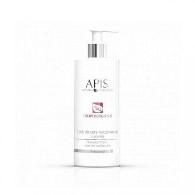 APIS COUPEROSE STOP tonikas su acerola kapiliarinei veido odai, 500 ml. APIS COUPEROSE STOP tonikas su acerola kapiliarinei veido odai, 500 ml.