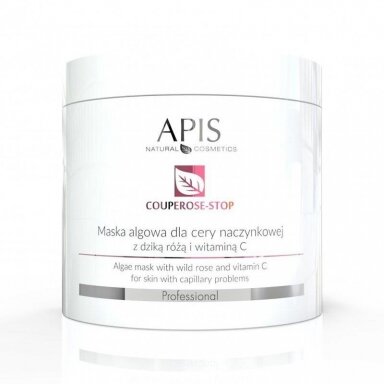 APIS COUPEROUS STOP alginatinė dumblių kaukė kapiliarinei odai, 200 g. APIS COUPEROUS STOP alginatinė dumblių kaukė kapiliarinei odai, 200 g.