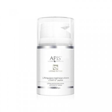 APIS LIFTING PEPTIDE stangrinamasis ir išlyginamsis veido odos kremas su SNAP-8 TM peptidu, 50 ml.