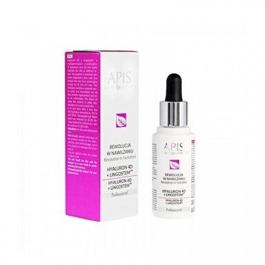 APIS hialurono 4D emulsija + Ligostem TM + 6 aminorūgščių kompleksas, 30 ml APIS hialurono 4D emulsija + Ligostem TM + 6 aminorūgščių kompleksas, 30 ml