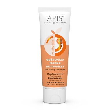 APIS PEACHY SKIN maitinamoji veido kaukė, 100 ml