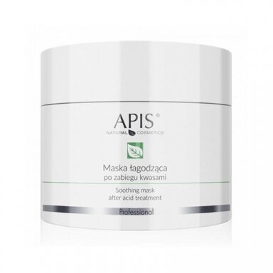 APIS PROFESSIONAL raminamoji poprocedūrinių rūgščių kaukė veido odai, 200 ml. APIS PROFESSIONAL raminamoji poprocedūrinių rūgščių kaukė veido odai, 200 ml.