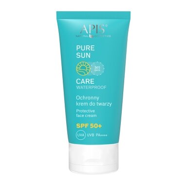 APIS PURE SUN apsauginis veido kremas nuo saulės su hialurono rūgštimis, D-Panthenoliu bei simondsijų aliejumi SPF 50, 50 ml APIS PURE SUN apsauginis veido kremas nuo saulės su hialurono rūgštimis, D-Panthenoliu bei simondsijų aliejumi SPF 50, 50 ml