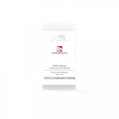 APIS RASPBERRY GLOW alginatinė kaukė su liofilizuotomis avietėmis ir keramidais, 20 g. APIS RASPBERRY GLOW alginatinė kaukė su liofilizuotomis avietėmis ir keramidais, 20 g.