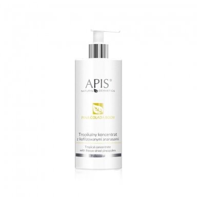 APIS PINACOLADA BODY stangrinantis koncentratas kūno linijoms su liofilizuotais ananasais, 200 ml. APIS PINACOLADA BODY stangrinantis koncentratas kūno linijoms su liofilizuotais ananasais, 200 ml.
