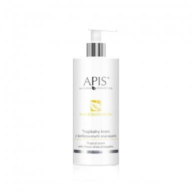 APIS PINACOLADA BODY TROPICAL anticeliulintinis kremas su liofilizuotais ananasais, 200 ml. APIS PINACOLADA BODY TROPICAL anticeliulintinis kremas su liofilizuotais ananasais, 200 ml.
