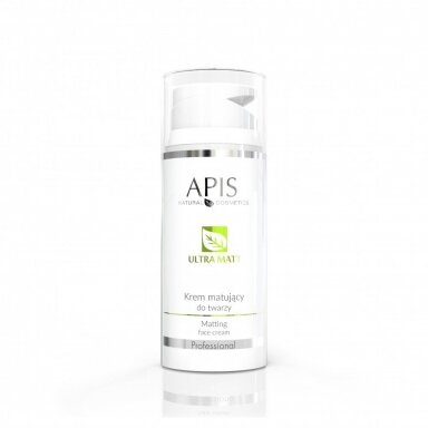APIS ULTRA MATT matizuojantis veido kremas riebiai odai, 100 ml