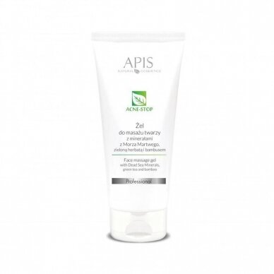 APIS ACNE STOP gelis veido masažo procedūroms veido odai pažeistai akne, 200 ml APIS ACNE STOP gelis veido masažo procedūroms veido odai pažeistai akne, 200 ml