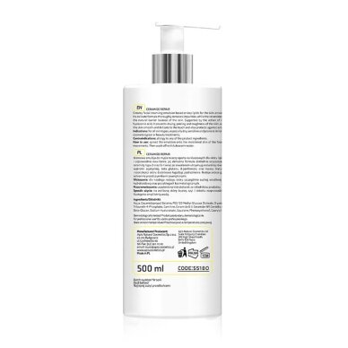 APIS CERAMIDE REPAIR švelni veido valymo emulsija su keramidais ir beta gliukanu, 500 ml 1