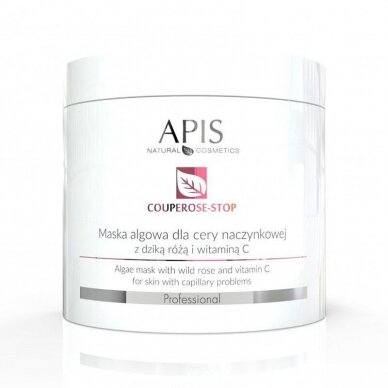 APIS COUPEROUS STOP alginatinė dumblių kaukė kapiliarinei odai, 200 g. APIS COUPEROUS STOP alginatinė dumblių kaukė kapiliarinei odai, 200 g.