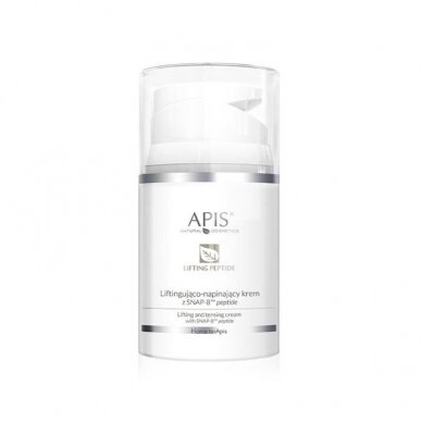 APIS LIFTING PEPTIDE stangrinamasis ir išlyginamsis veido odos kremas su SNAP-8 TM peptidu, 50 ml. APIS LIFTING PEPTIDE stangrinamasis ir išlyginamsis veido odos kremas su SNAP-8 TM peptidu, 50 ml.