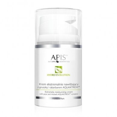 APIS drėkinamasis kremas su kriaušėmis ir rabarbarais 50ml APIS drėkinamasis kremas su kriaušėmis ir rabarbarais 50ml