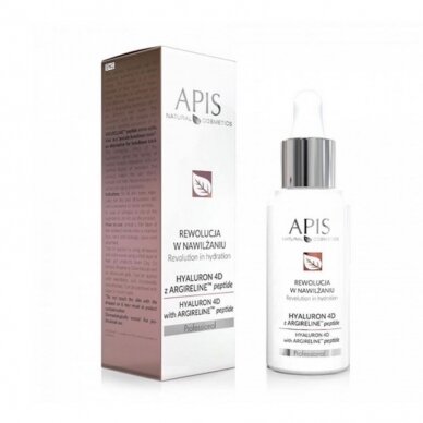 APIS HYALURON 4D ARGIRELINE extra poveikio drėkinantis veido serumas, 30 ml. APIS HYALURON 4D ARGIRELINE extra poveikio drėkinantis veido serumas, 30 ml.