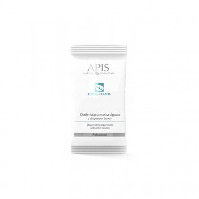 APIS OXY O2 alginatinė deguonies dumblių kaukė prisotinanti deguonimi, 20 g. APIS OXY O2 alginatinė deguonies dumblių kaukė prisotinanti deguonimi, 20 g.