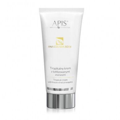 APIS PINACOLADA BODY TROPICAL anticeliulintinis kremas su liofilizuotais ananasais, 200 ml. APIS PINACOLADA BODY TROPICAL anticeliulintinis kremas su liofilizuotais ananasais, 200 ml.