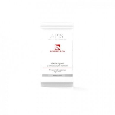 APIS RASPBERRY GLOW alginatinė kaukė su liofilizuotomis avietėmis ir keramidais, 20 g. APIS RASPBERRY GLOW alginatinė kaukė su liofilizuotomis avietėmis ir keramidais, 20 g.