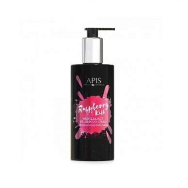APIS RASPBERRY KISS drėkinantis kūno losjonas, 300 ml. APIS RASPBERRY KISS drėkinantis kūno losjonas, 300 ml.
