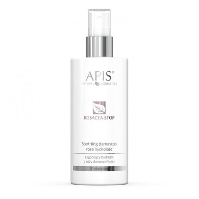 APIS ROSACEA- STOP raminantis damasko rožės hidrolatas, 300 ml. APIS ROSACEA- STOP raminantis damasko rožės hidrolatas, 300 ml.