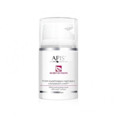 APIS SECRET OF YOUTH kremas užpildo/išlygina/sutvirtina veido odą su LINEFILL kompleksu, 50 ml. APIS SECRET OF YOUTH kremas užpildo/išlygina/sutvirtina veido odą su LINEFILL kompleksu, 50 ml.