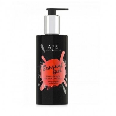 APIS SENSUAL GIRL parfiumuotas drėkinantis kūno losjonas, 300 ml. APIS SENSUAL GIRL parfiumuotas drėkinantis kūno losjonas, 300 ml.