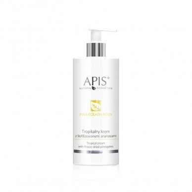 APIS PINACOLADA BODY TROPICAL anticeliulintinis kremas su liofilizuotais ananasais, 200 ml. APIS PINACOLADA BODY TROPICAL anticeliulintinis kremas su liofilizuotais ananasais, 200 ml.