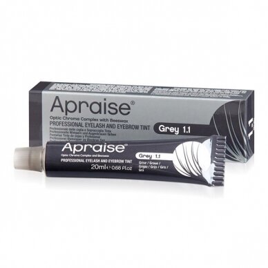 APRAISE profesionalūs antakių ir blakstienų dažai, pilkos spalvos nr.1.1, 20 ml 1 APRAISE profesionalūs antakių ir blakstienų dažai, pilkos spalvos nr.1.1, 20 ml 1