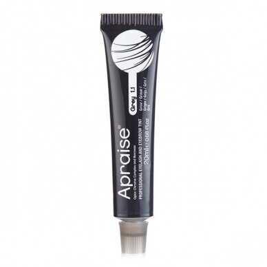 APRAISE profesionalūs antakių ir blakstienų dažai, pilkos spalvos nr.1.1, 20 ml APRAISE profesionalūs antakių ir blakstienų dažai, pilkos spalvos nr.1.1, 20 ml