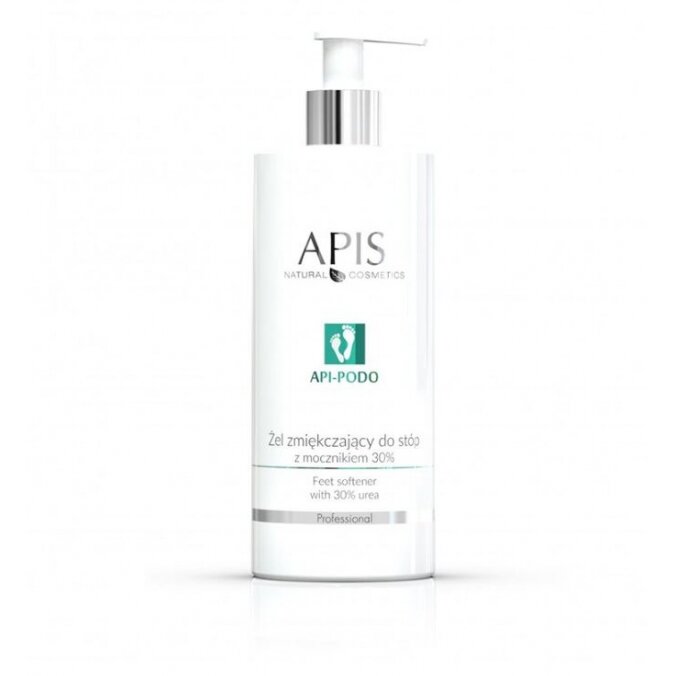 APIS Api-Podo minkštinamasis pėdų gelis su karbamidu (UREA) 30%, 500 ml. APIS Api-Podo minkštinamasis pėdų gelis su karbamidu (UREA) 30%, 500 ml.