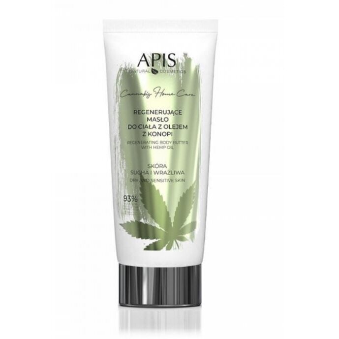 APIS CANNABIS HOME CARE regeneruojantis sviestas kūnui su kanapių aliejumi, 200 ml APIS CANNABIS HOME CARE regeneruojantis sviestas kūnui su kanapių aliejumi, 200 ml
