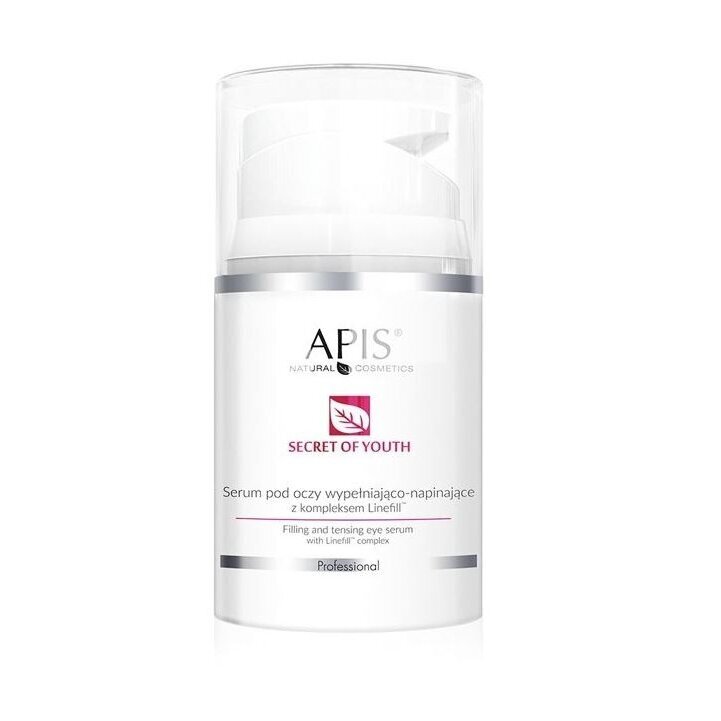 APIS SECRET OF YOUTH stangrinantis paakių serumas su LINEFILL kompleksu bei su orchidėjos ekstraktais, 50 ml APIS SECRET OF YOUTH stangrinantis paakių serumas su LINEFILL kompleksu bei su orchidėjos ekstraktais, 50 ml
