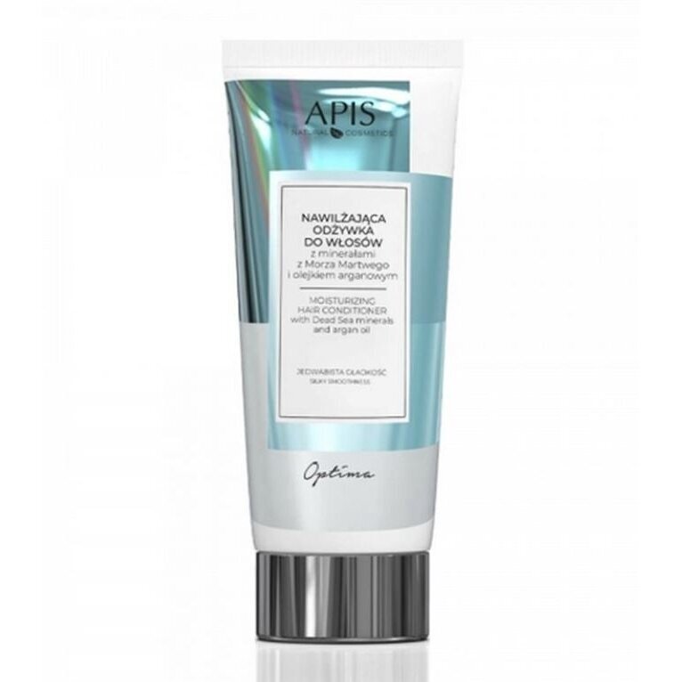 APIS drėkinantis plaukų kondicionierius su negyvosios jūros mineralais ir argano aliejumi, 200 ml. APIS drėkinantis plaukų kondicionierius su negyvosios jūros mineralais ir argano aliejumi, 200 ml.