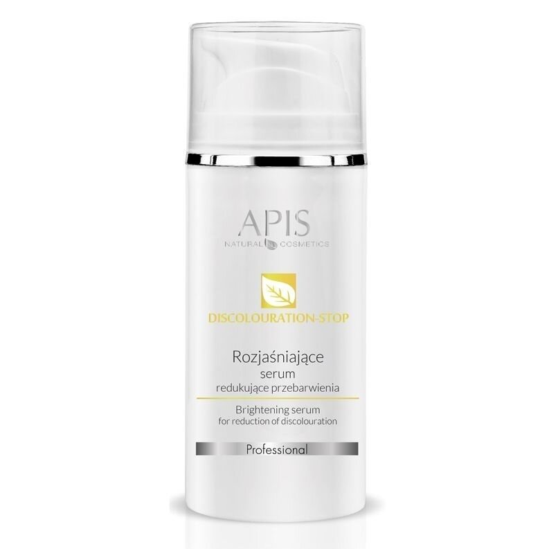 APIS DISCOLOURATION-STOP koncentruotas veido serumas šviesinantis pigmentines dėmes su šilko proteinais bei keramidais, 100 ml APIS DISCOLOURATION-STOP koncentruotas veido serumas šviesinantis pigmentines dėmes su šilko proteinais bei keramidais, 100 ml