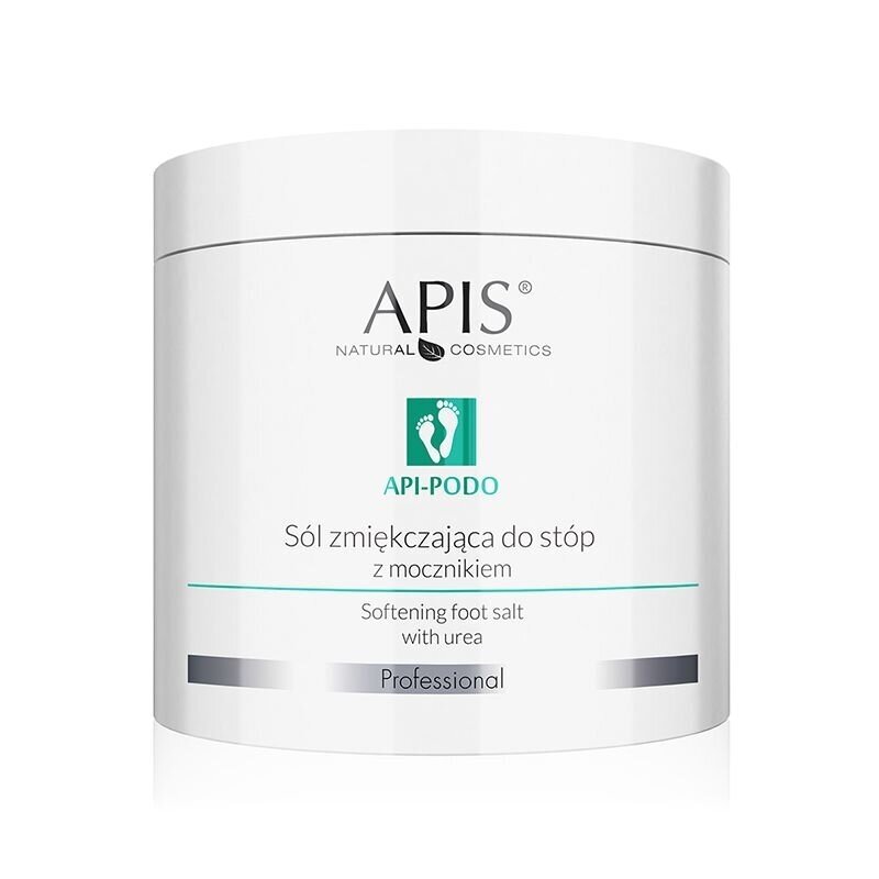 APIS API-PODO pėdas minkštinanti druska su šlapalu pedikiūro procedūroms, 650 g. APIS API-PODO pėdas minkštinanti druska su šlapalu pedikiūro procedūroms, 650 g.