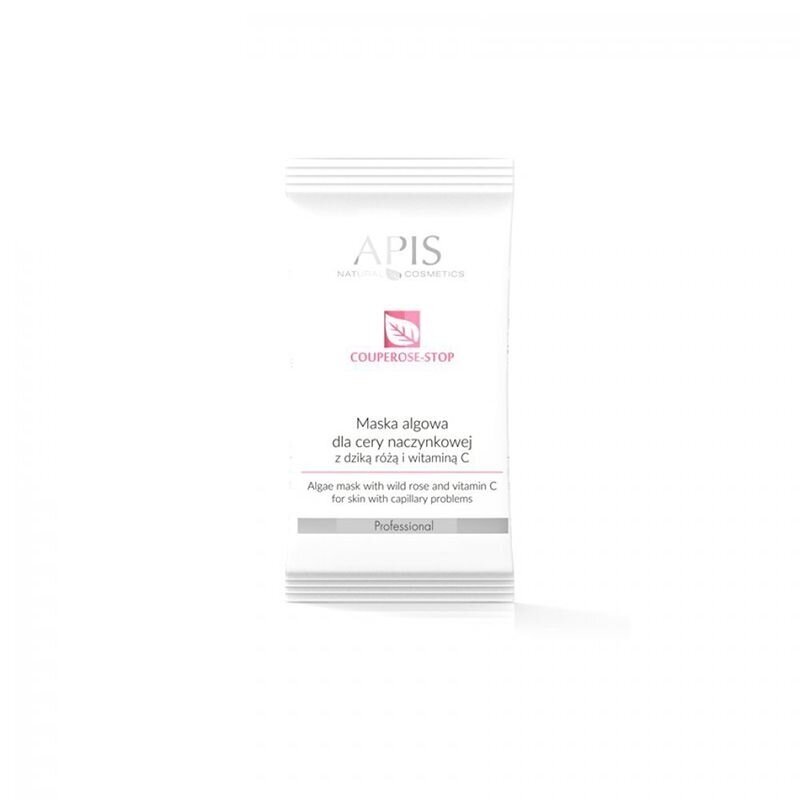 APIS COUPEROSE-STOP alginatinė kaukė su rožių ekstraktu bei vitaminu C, 20 g.