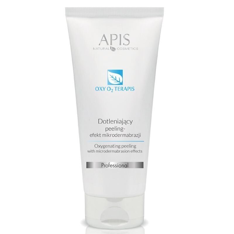 APIS OXY O2 TERAPIS deguonimi veido odą maitinantis šveitiklis (su mikrodermabrazijos efektu), 200 ml