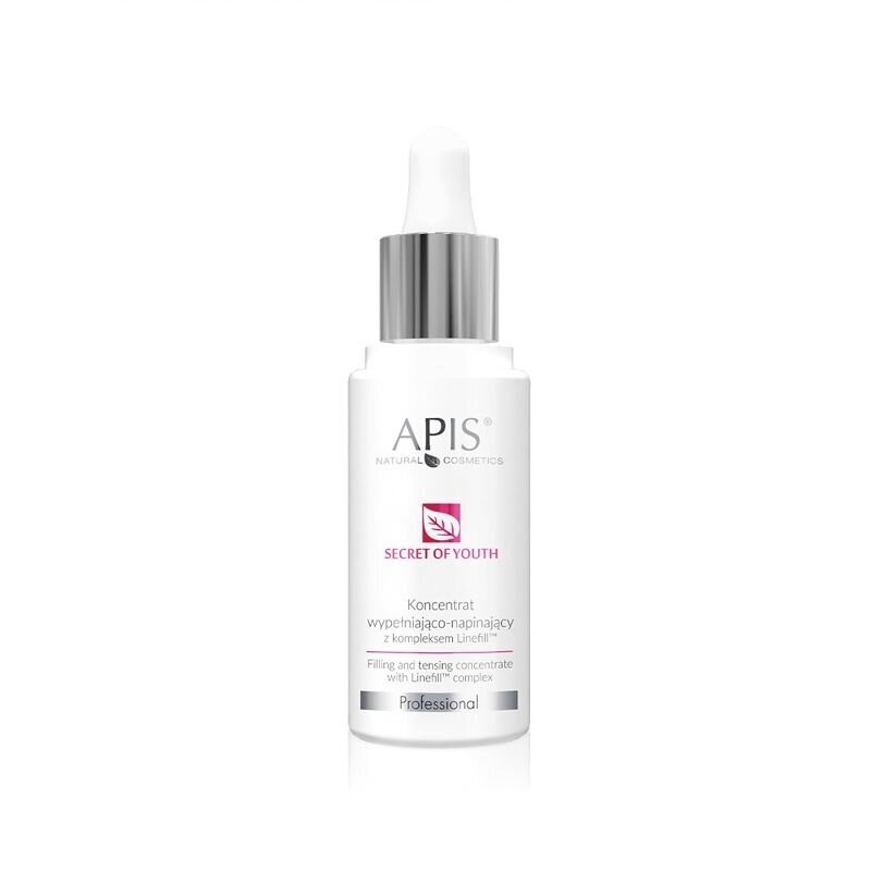 APIS SECRET OF YOUTH aktyvią audinių sintezę skatinantis koncentratas pripildytas LINEFILL kompleksu bei orchidėjų ekstraktais, 30 ml APIS SECRET OF YOUTH aktyvią audinių sintezę skatinantis koncentratas pripildytas LINEFILL kompleksu bei orchidėjų ekstraktais, 30 ml