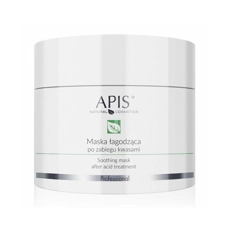 APIS PROFESSIONAL raminamoji poprocedūrinių rūgščių kaukė veido odai, 200 ml. APIS PROFESSIONAL raminamoji poprocedūrinių rūgščių kaukė veido odai, 200 ml.