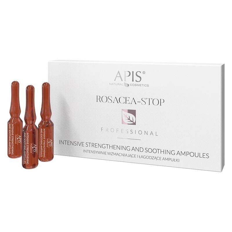 APIS ROSACEA-STOP raminančios ampulės 10x3 ml. APIS ROSACEA-STOP raminančios ampulės 10x3 ml.