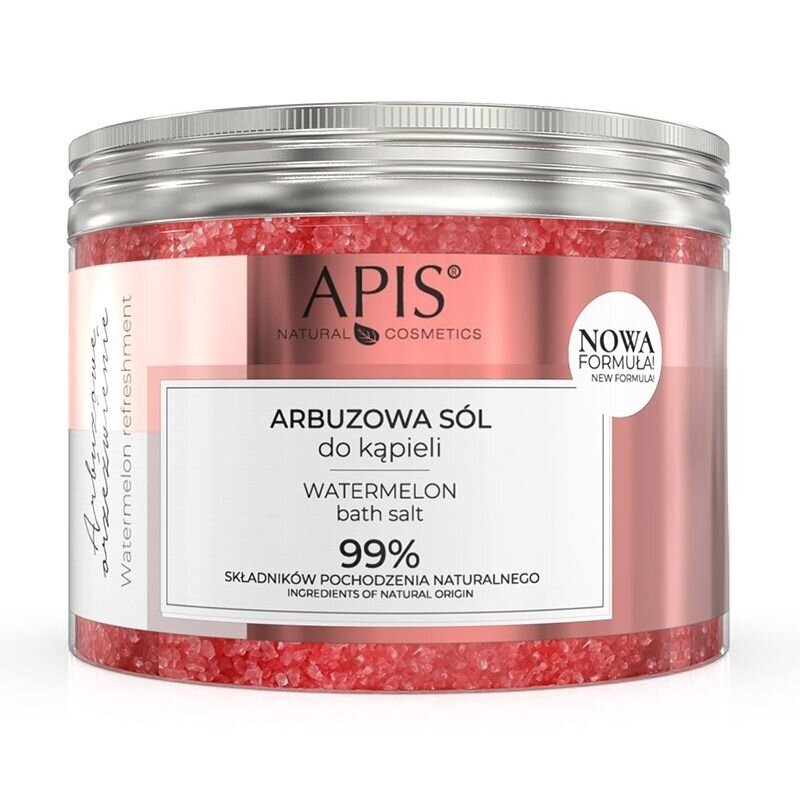 APIS WATERMELON vonios druska, 650 g. APIS WATERMELON vonios druska, 650 g.