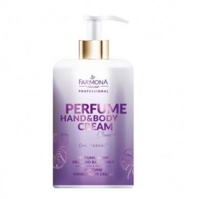 FARMONA PERFUME HAND&BODY CREAM GLAMUR rankų kremas, 300 ml. FARMONA PERFUME HAND&BODY CREAM GLAMUR rankų kremas, 300 ml.