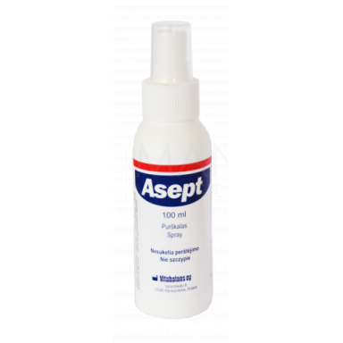 ASEPT išorinis odos purškalas odai ir žaizdoms dezinfekuoti, 100 ml ASEPT išorinis odos purškalas odai ir žaizdoms dezinfekuoti, 100 ml