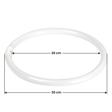 Atsarginė lemputė RING makiažo lempoms 12" 35W Atsarginė lemputė RING makiažo lempoms 12" 35W