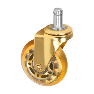 Atsarginiai kėdės ratukai ROLL SPEED GOLD, 5 vnt Atsarginiai kėdės ratukai ROLL SPEED GOLD, 5 vnt