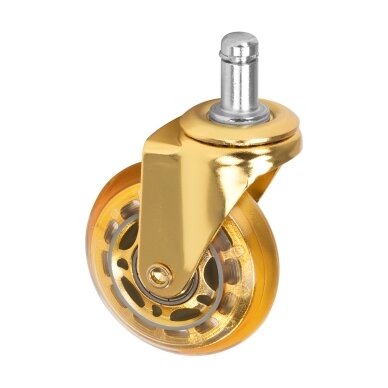 Atsarginiai kėdės ratukai ROLL SPEED GOLD, 5 vnt 1 Atsarginiai kėdės ratukai ROLL SPEED GOLD, 5 vnt 1