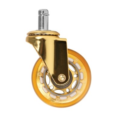 Atsarginiai kėdės ratukai ROLL SPEED GOLD, 5 vnt 2 Atsarginiai kėdės ratukai ROLL SPEED GOLD, 5 vnt 2